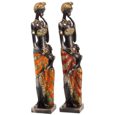 яяяСтатуэтка Африканка, L8 W8 H41,3см, 2 в. (12)