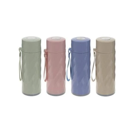 Бутылка 500мл 21*7,5см стекло/пластик 4 вида (120)