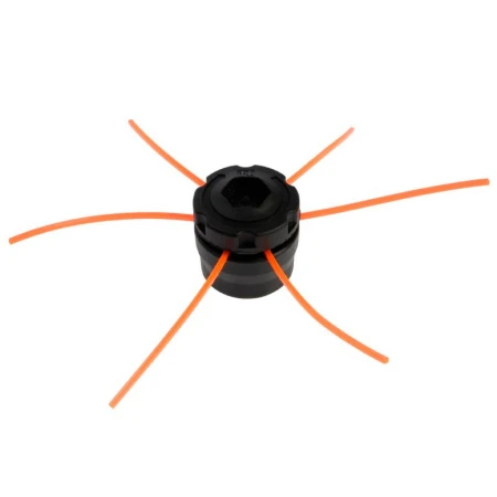 Катушка для триммера ручная, леска пластик 1,2-3мм, М10*1.25мм левая резьба (50)