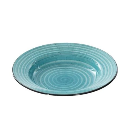 Тарелка глубокая 360мл 23см керамика Аэрография БРИЗ ЭМИЛИЯ (6/48)