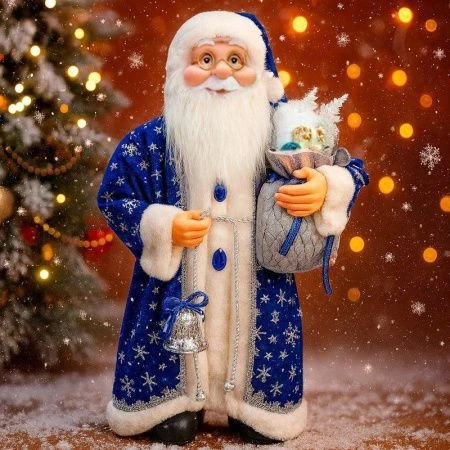 Фигурка новогодняя ДЕД МОРОЗ с мешком 45см (24) JC-17079