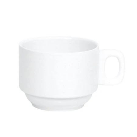 Чашка чайная 210мл фарфор белье СНЕЖНЫЙ БАРС (24)