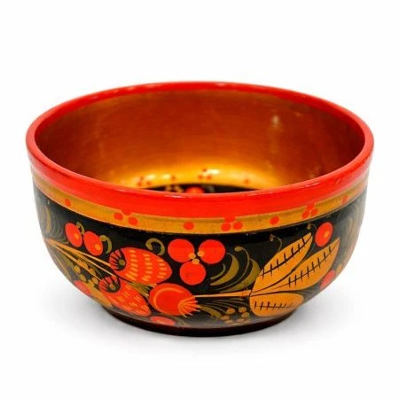 Супница дерево с хохломской росписью большая (1)