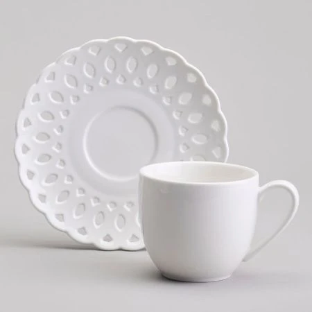 Чайный набор 4пр фарфор Style на 2 персоны 220мл (18)