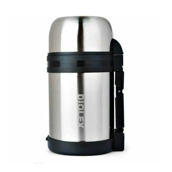 Термос с широким горлом 600мл (9-10ч) нерж.сталь универсальный Diolex DXU-600-1 (12)