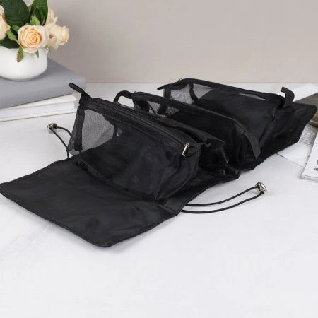 Косметичка-органайзер полимер/текстиль 22*53см BGCO черная XN-022BL (150)