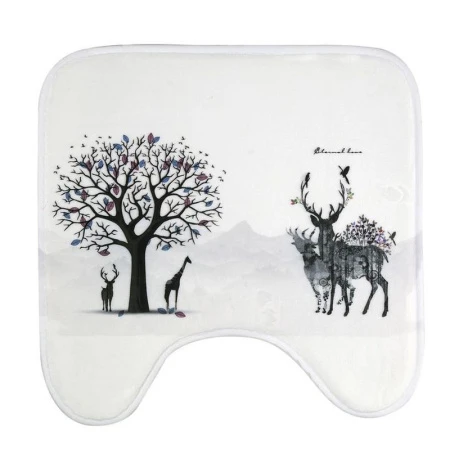 Коврик для туалета полиэстер ОЛЕНЬ JC-10718 (48)