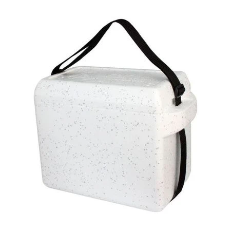Термобокс полистирол 22/24л Icetime белый/мрамор (4)