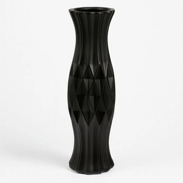 Ваза для сухоцветов 60см керамика черная JC-15987 (8)