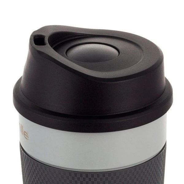 Термокружка 320мл нерж.сталь арт.2165 черный серый (24)