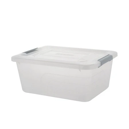 Ящик для хранения 13л 38,1*29*17,2см пластик Bergen натуральный (10)