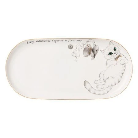 Блюдо 30,5см фарфор Wonderland овальное (36)