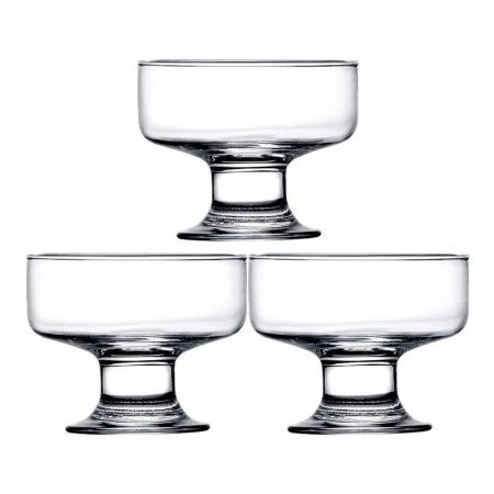 Креманки набор 3шт D10см H8см стекло АЙСВИЛЬ (8)