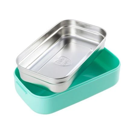 Ланч-бокс 700мл нерж.сталь/пластик салатовый, розовый, арт. 2133 (54)