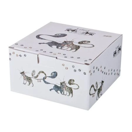 Чайный набор 2пр фарфор КОТИКИ на 1 персону 450мл (24)