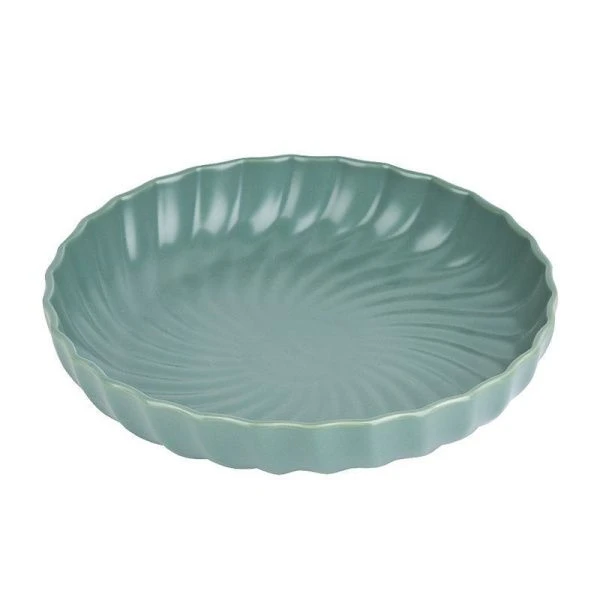 Тарелка глубокая 21см h4см фарфор Fresh Taste. Dark green (24)