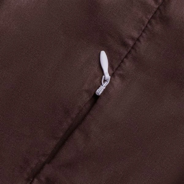 Пододеяльник на молнии 205*225 сатин шоколадный