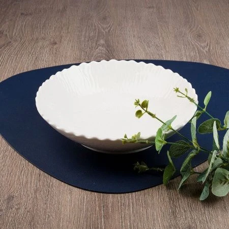 Салатник 23*5,5см фарфор МАРШМЕЛЛОУ круг (6/24)