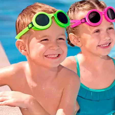 Очки для плавания детские пластик Schwimmbrille Aquashades от 3 лет, 3 цвета 21178 BW (24)