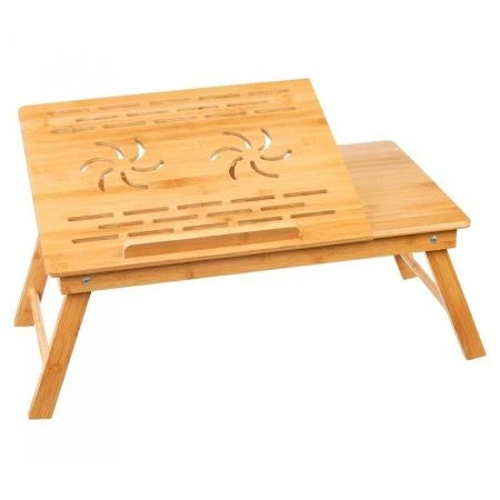Поднос-столик 59,5*32,8*35см бамбук для ноутбука КТ-СН-01 (5) ВЫВОД