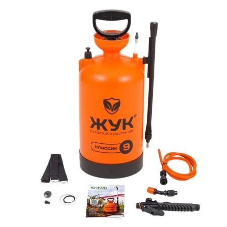 Опрыскиватель 9л с телескоп.брандспойтом 65-97см Классик ЖУК ОП-207 (6) 0406-00