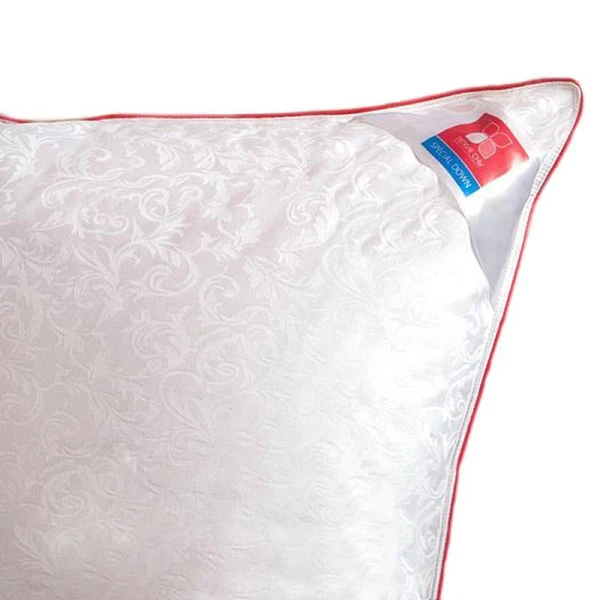 Подушка 68*68 сатин, пух 1 категории ВОСТОРГ 77(10)023-П