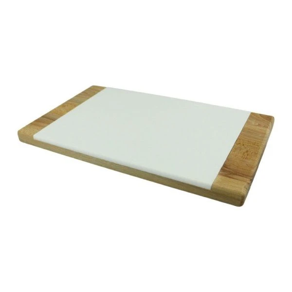 Доска разделочная 32*19,5*2см бук ХОЗЯЮШКА прямоугольная с камнем К-3 (5)