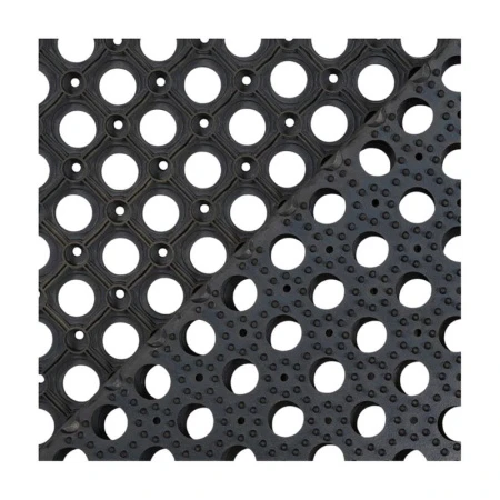 Коврик придверный ячеистый 50*80*2,2см резина грязесборный (5)