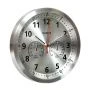Часы настенные 34,7*4,2см металл серебро EG7754TH-HF162S (10)