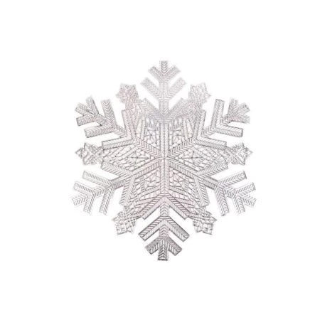 Салфетка сервировочная 38см полипропилен Аjoure серебро (4/180)