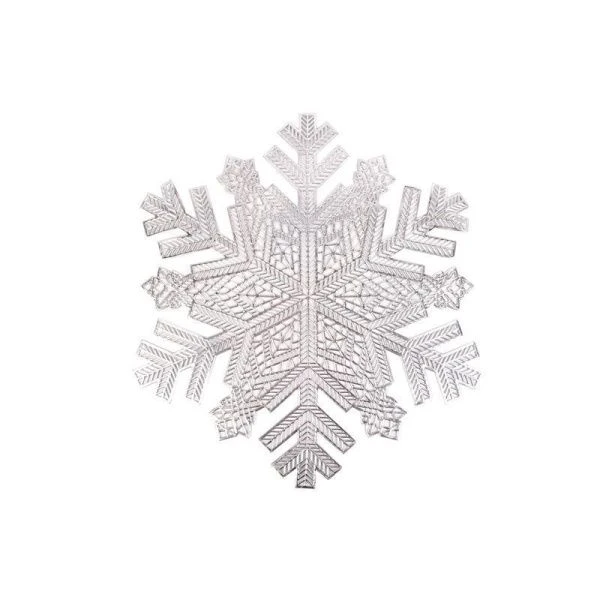 Салфетка сервировочная 38см полипропилен Аjoure серебро (4/180)