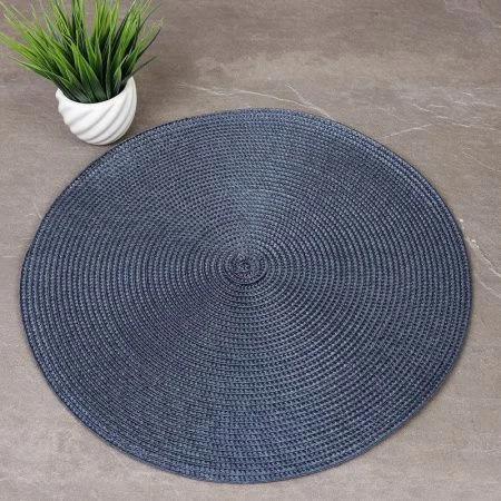 Салфетка сервировочная 38см ПВХ синий L-38 blue (6/300)