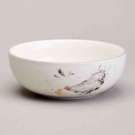 Салатник 650мл 16,5*6см керамика FUNNY HENS (24)