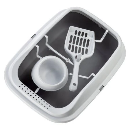 Лоток для кошек 41*29*14см пластик ПЕРВЫЙ Смоки (9)