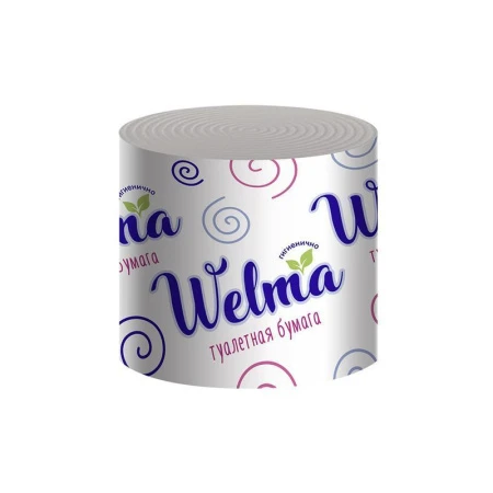 Бумага туалетная WELMA однослойная (40) ВЫВОД