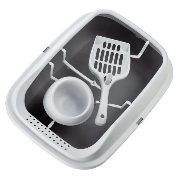 Лоток для кошек 41*29*14см пластик ПЕРВЫЙ Смоки (9)