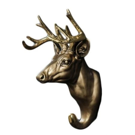 Крючок одинарный Олень полистоун 20см (1)