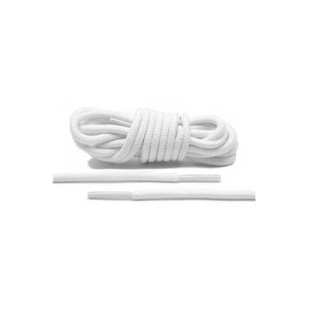 Шнурки круглые 100см d5мм (пара) белые (250)