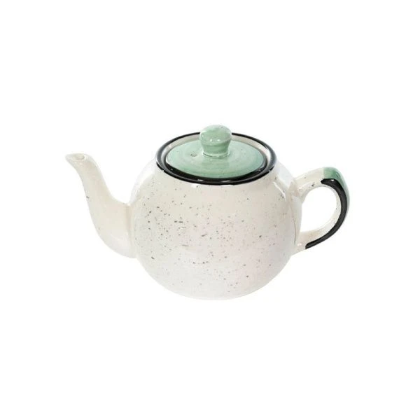 Чайник заварочный 510мл керамика Аэрография ФИСТАШКОВЫЙ БРИЗ (18)