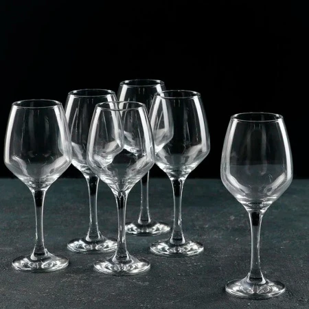 Бокалы набор 6шт 350мл стекло ИЗАБЕЛЛА 440271В (4)