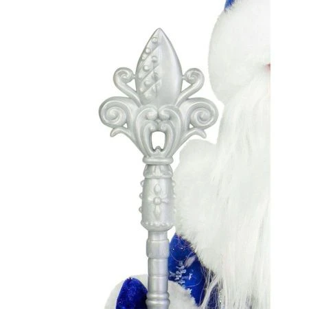 Дед Мороз в синей шубе, с мешком подарков, с мелодией, 40 см Т-6818