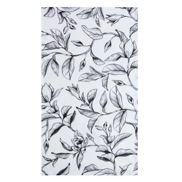 Полотенце Доляна Plant leaves 35х60 см, 100% хл, рогожка 164 г/м2 9322531
