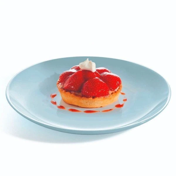 Тарелка мелкая 19см стеклокерамика ДИВАЛИ ПАРАДАЙС БЛЮ десертная V5830 (24)