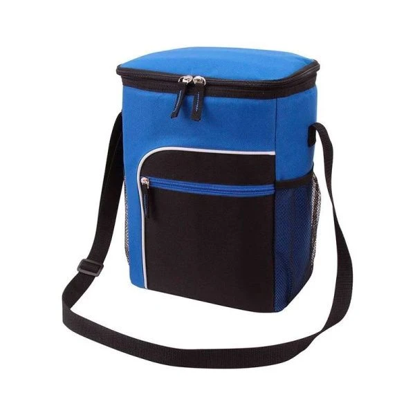 Термосумка ПВХ 8л 21,5*15*27см синяя SH-08 (30)