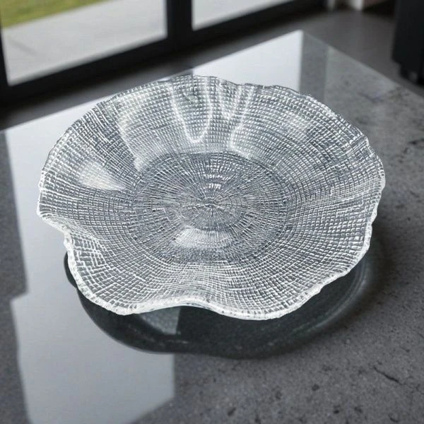 Салатник 20,5*3,5см стекло IVV Diamante (12)