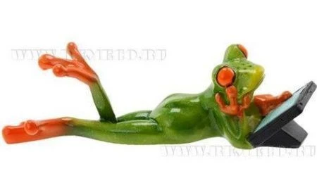 яяяФигурка Лягушка, L18,6 W6,7 H5,8см (14)