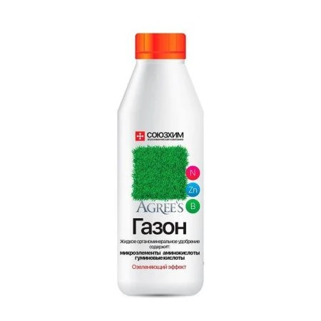 Удобрение жидкое органоминеральное 500мл Газон (16)