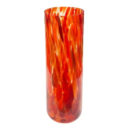 Ваза для цветов 30см стеклокрошка ЦИЛИНДР (6)