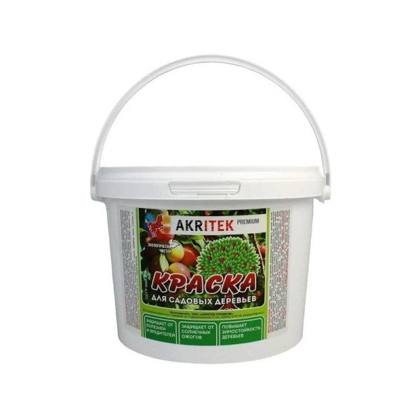 Краска для садовых деревьев 2,7кг Акритек (6)