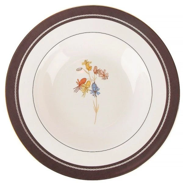 Тарелка глубокая 300мл 21,5см фарфор Greige (6/36)